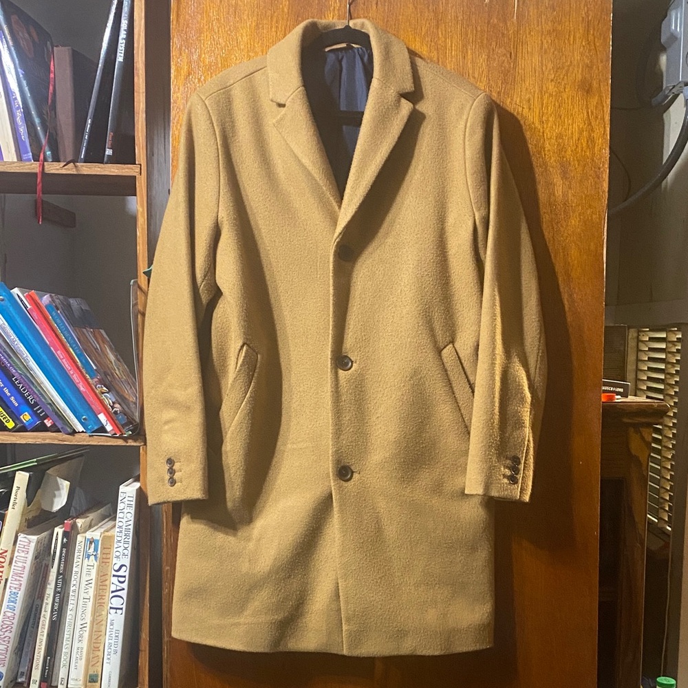 Old Navy Men's Camel Pea Coat